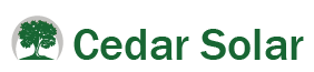 Cedar Solar Logo